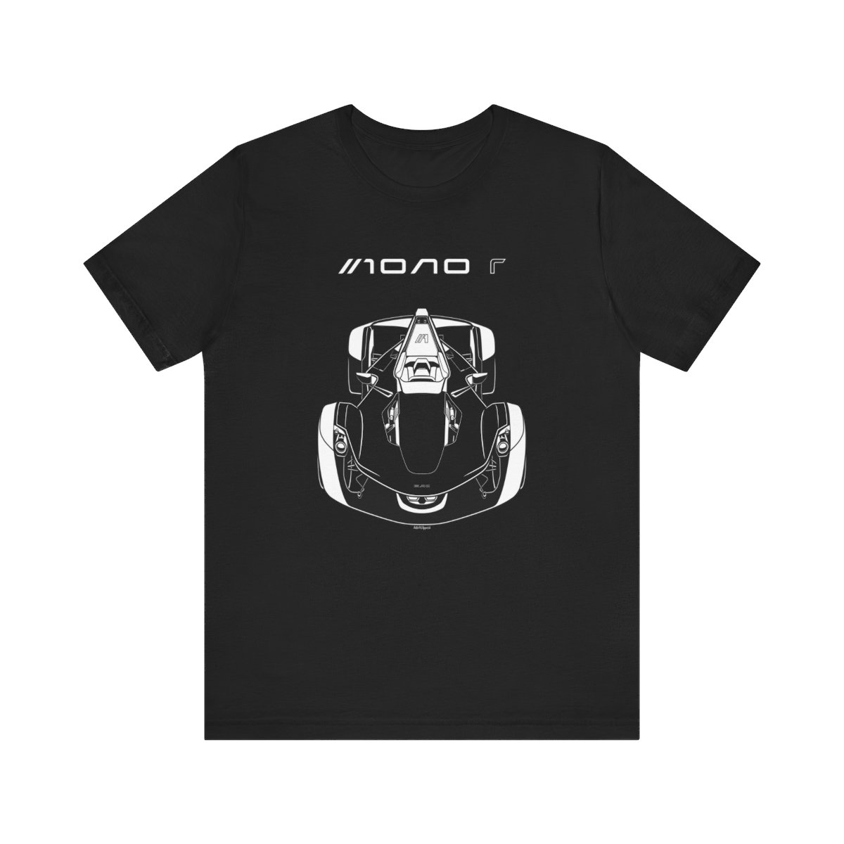 BAC Mono R T-shirt Black by Auto Art Apparel
