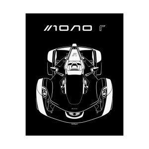 BAC Mono RPoster 16 x 20 inch by Auto Art Apparel