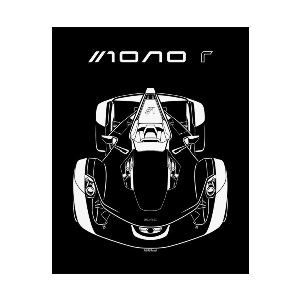 BAC Mono RPoster 16 x 20 inch by Auto Art Apparel
