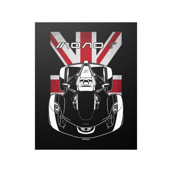 BAC Mono RPoster - UK Flag Print 16 x 20 inch by Auto Art Apparel