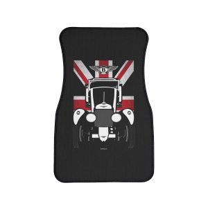 Bentley 4 1 2 Litre Supercharged Car Mat - UK Flag Floor Mats Front Carpet Floor Mats by Auto Art Apparel