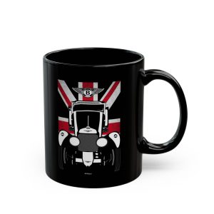 Bentley 4 1 2 Litre Supercharged Mug - UK Flag Coffee Mug 11 oz by Auto Art Apparel