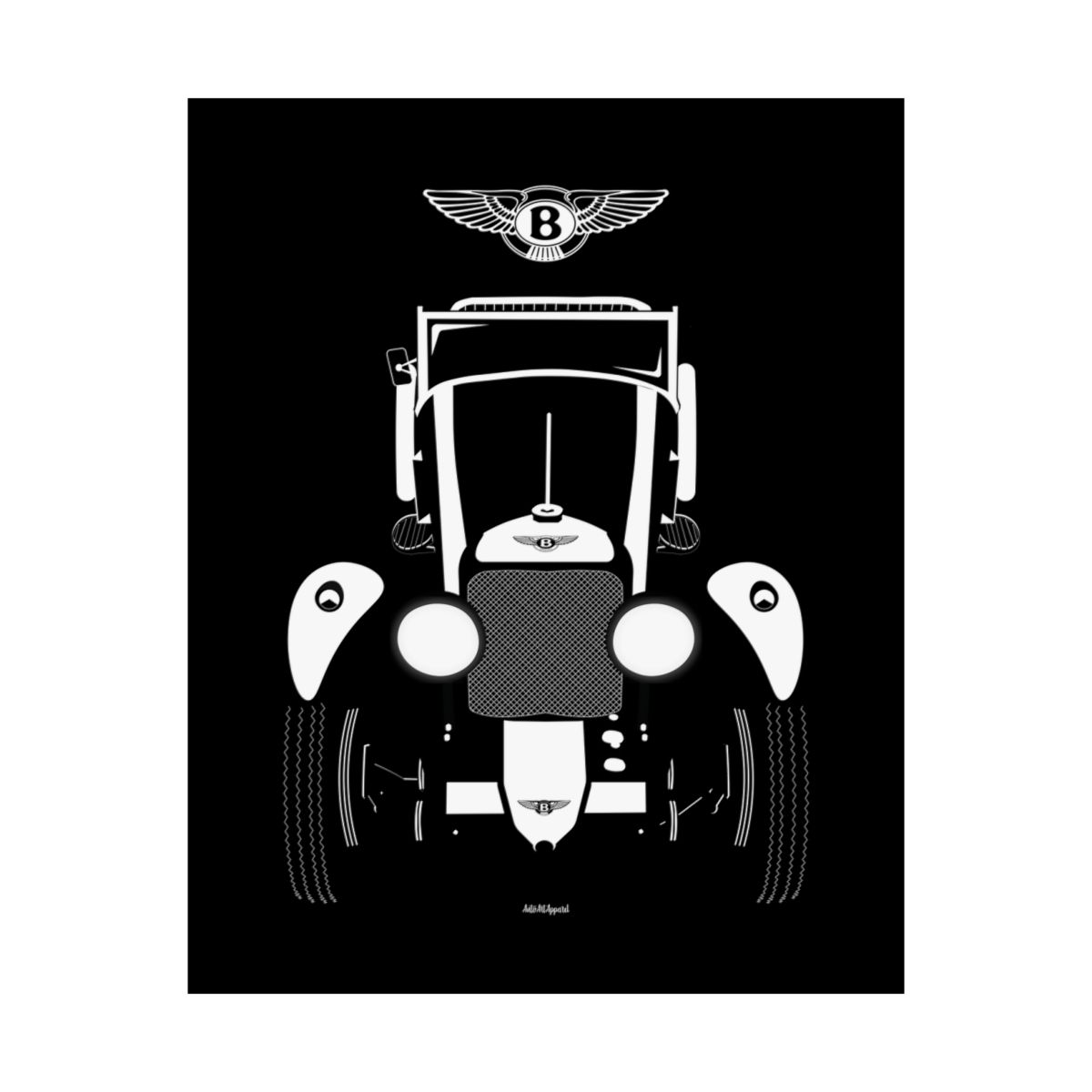 Bentley 4 1 2 Litre Supercharged Poster 16 x 20 inch by Auto Art Apparel