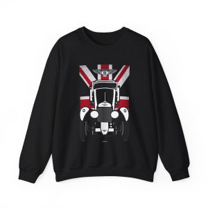 Bentley 4 1 2 Litre Supercharged Sweatshirt - UK Flag Crewneck Black by Auto Art Apparel