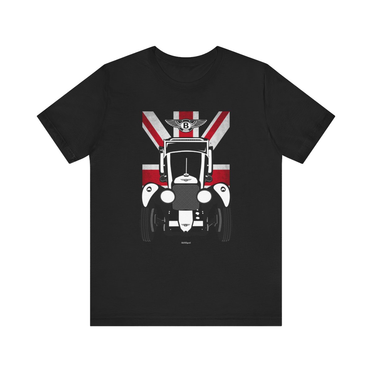 Bentley 4 1 2 Litre Supercharged T-shirt - UK Flag Shirt by Auto Art Apparel