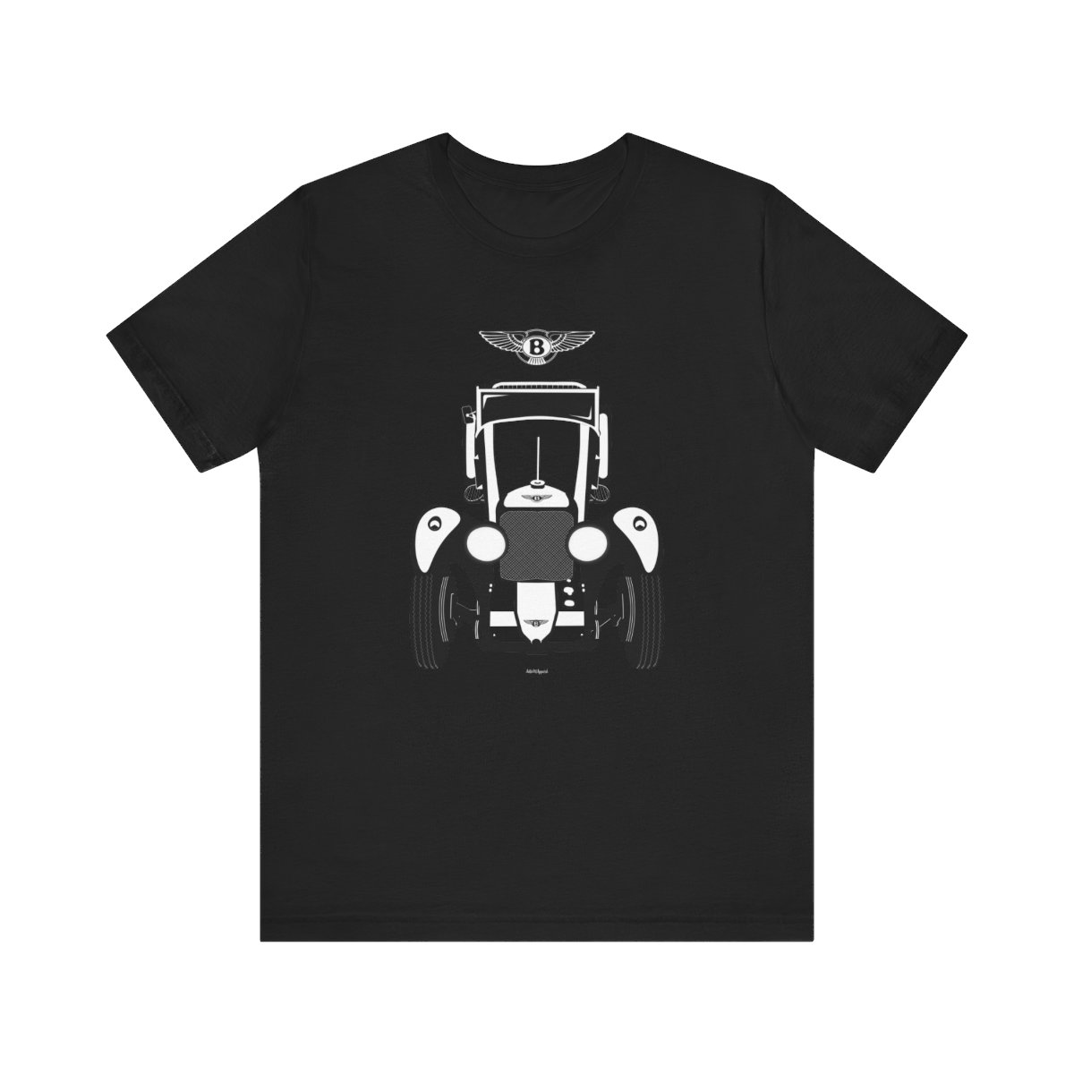 Bentley 4 1 2 Litre Supercharged T-shirt Black by Auto Art Apparel