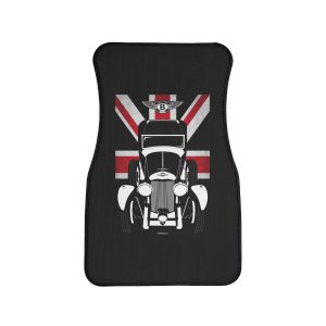Bentley 8 Liter Car Mat - UK Flag Floor Mats Front Carpet Floor Mats by Auto Art Apparel