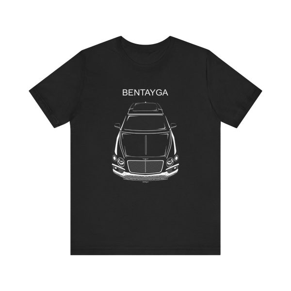 Bentley Bentayga 2016-2020 T-shirt Black by Auto Art Apparel