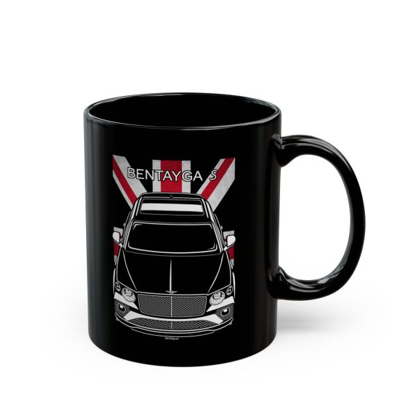 Bentley Bentayga S 2021-2024 Mug - UK Flag Coffee Mug 11 oz by Auto Art Apparel