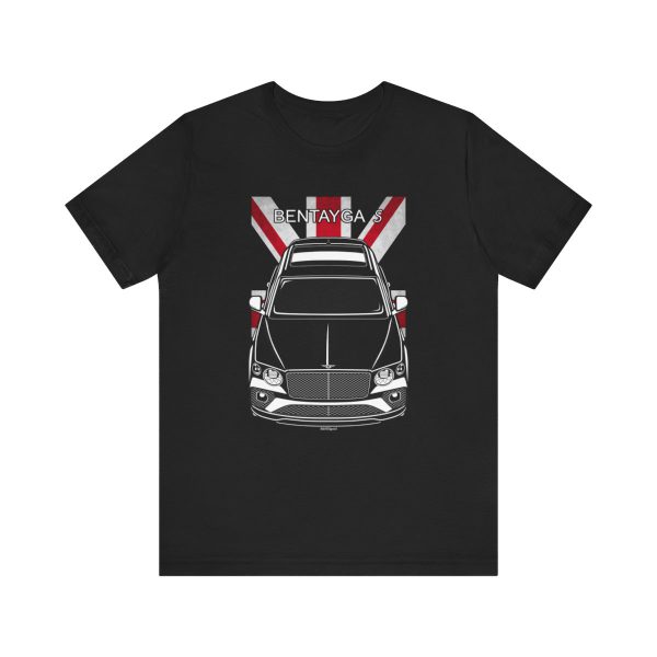 Bentley Bentayga S 2021-2024 T-shirt - UK Flag Shirt by Auto Art Apparel