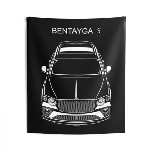 Bentley Bentayga S 2021-2024 Tapestry 50 x 60 inch by Auto Art Apparel