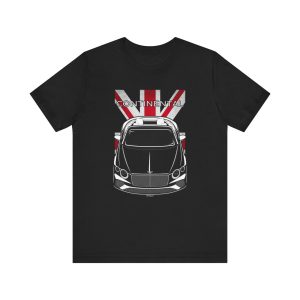 Bentley Continental GT Convertible 2019-2023 T-shirt - UK Flag Shirt by Auto Art Apparel