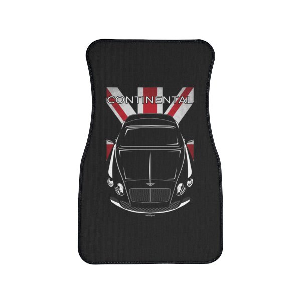 Bentley Continental GT Speed 2012-2018 Car Mat - UK Flag Floor Mats Front Carpet Floor Mats by Auto Art Apparel