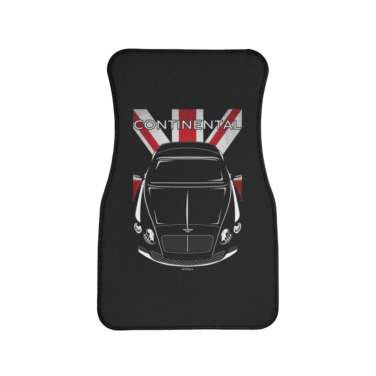 Bentley Continental GT Speed 2012-2018 Car Mat - UK Flag Floor Mats Front Carpet Floor Mats by Auto Art Apparel