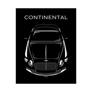 Bentley Continental GT Speed 2012-2018 Poster 16 x 20 inch by Auto Art Apparel