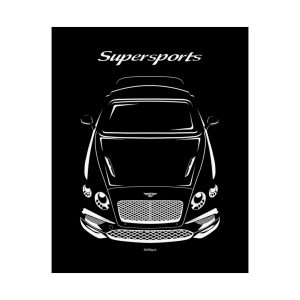 Bentley Continental Supersports 2017-2018 Poster 16 x 20 inch by Auto Art Apparel