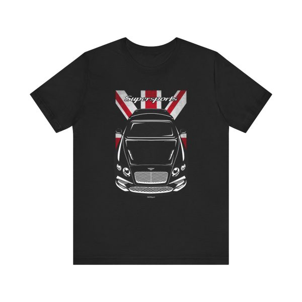 Bentley Continental Supersports 2017-2018 T-shirt - UK Flag Shirt by Auto Art Apparel
