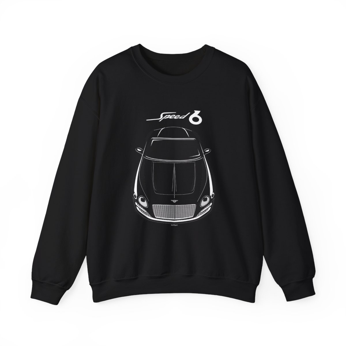 Bentley EXP 10 Speed 6 Crewneck Sweatshirt Black by Auto Art Apparel