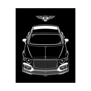 Bentley Flying Spur 2020-2024 Poster 16 x 20 inch by Auto Art Apparel