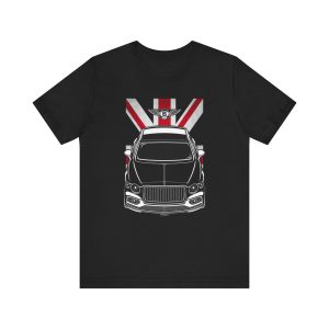 Bentley Flying Spur 2020-2024 T-shirt - UK Flag Shirt by Auto Art Apparel