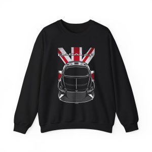 Bentley Mulliner Bacalar Sweatshirt - UK Flag Crewneck Black by Auto Art Apparel