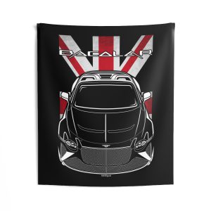 Bentley Mulliner Bacalar Tapestry - UK Flag Wall Art 50 x 60 inch by Auto Art Apparel
