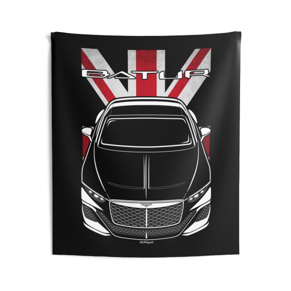 Bentley Mulliner Batur Tapestry - UK Flag Wall Art 50 x 60 inch by Auto Art Apparel