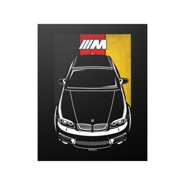 BMW 1 Series M 2011-2012 Poster - Germany Flag Print 16 x 20 inch by Auto Art Apparel