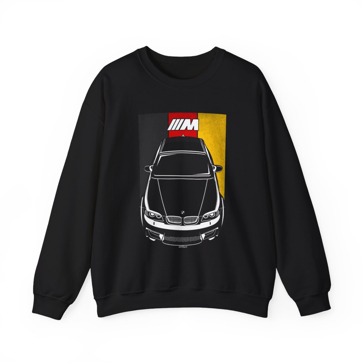 BMW 1 Series M 2011-2012 Sweatshirt - Germany Flag Crewneck Black by Auto Art Apparel