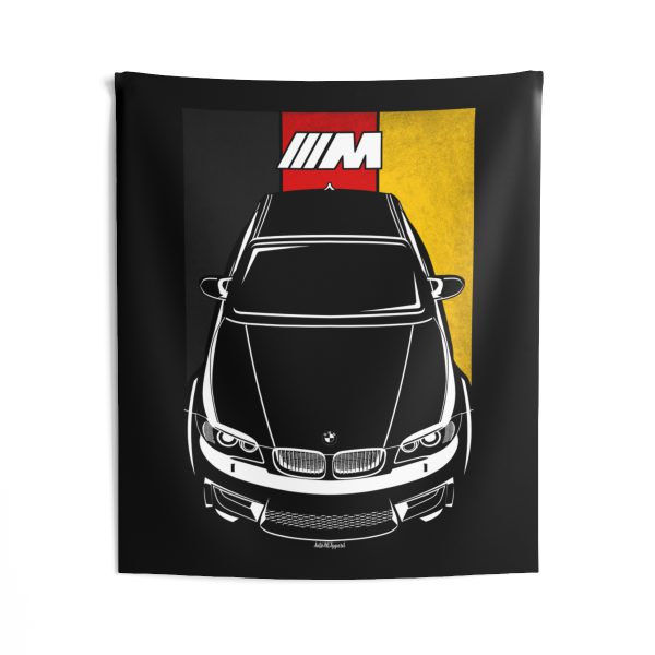 BMW 1 Series M 2011-2012 Tapestry - Germany Flag Wall Art 50 x 60 inch by Auto Art Apparel