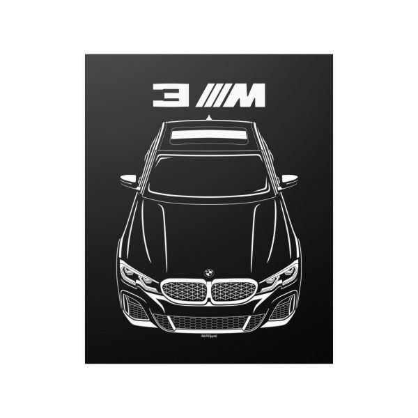 BMW 3 series M 2019-2022 Poster 16 x 20 inch by Auto Art Apparel