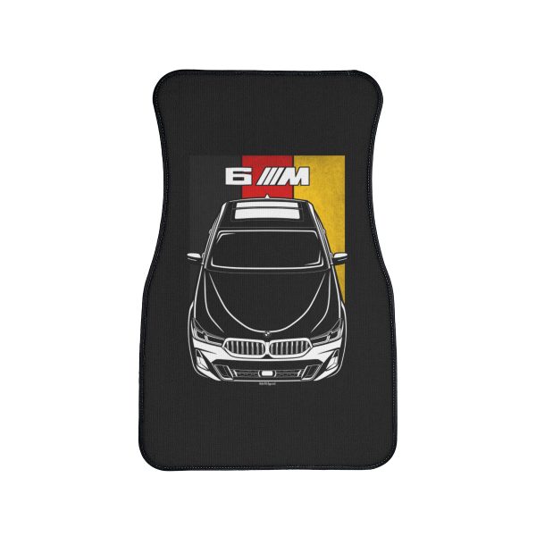 BMW 6 Series M 2020-2024 Car Mat - Germany Flag Floor Mats Front Carpet Floor Mats by Auto Art Apparel
