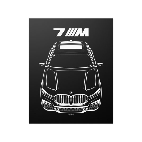 BMW 7 series M 2020-2022 Poster 16 x 20 inch by Auto Art Apparel