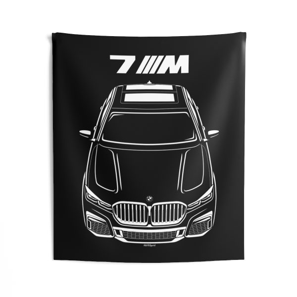 BMW 7 series M 2020-2022 Tapestry 50 x 60 inch by Auto Art Apparel