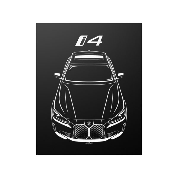 BMW i4 Poster 16 x 20 inch by Auto Art Apparel