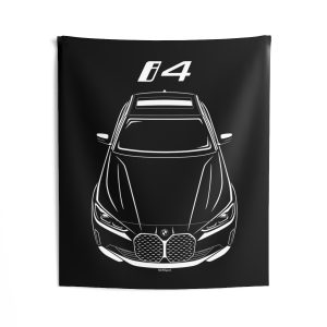 BMW i4 Tapestry 50 x 60 inch by Auto Art Apparel