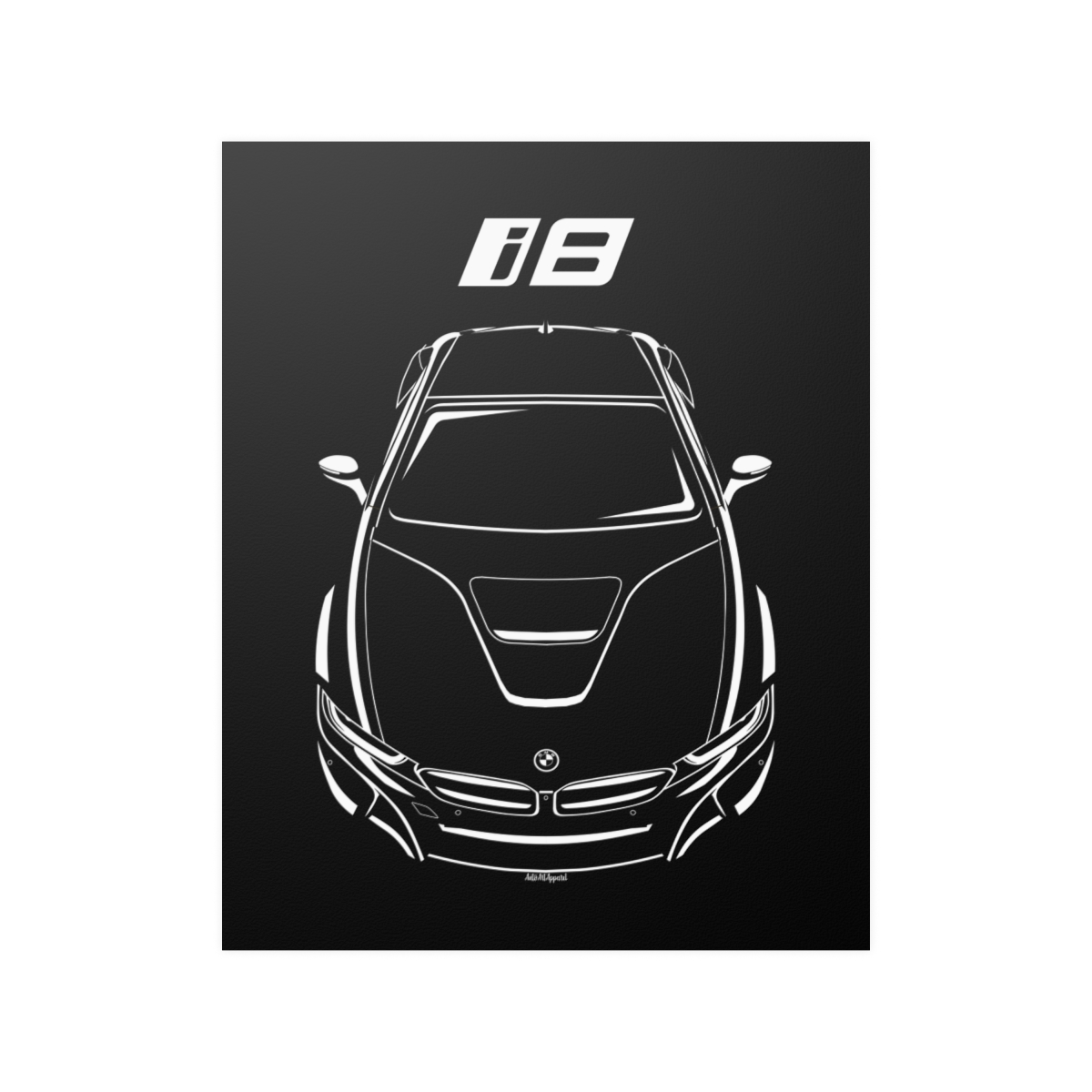 BMW i8 Poster 16 x 20 inch by Auto Art Apparel
