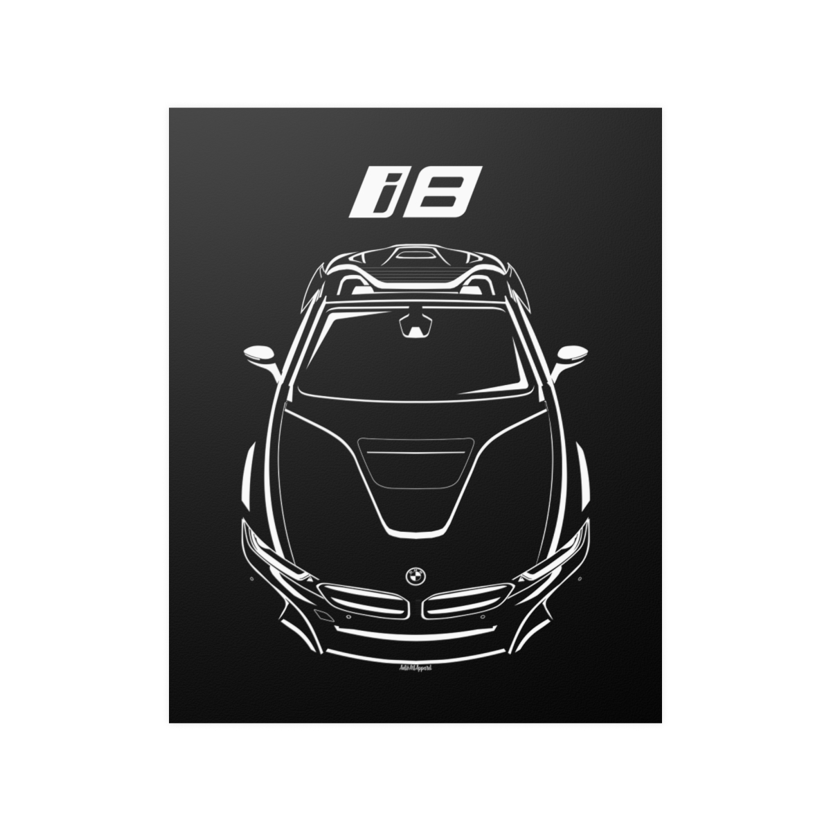 BMW i8 Roadster Poster 16 x 20 inch by Auto Art Apparel