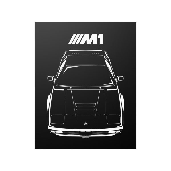 BMW M1 Poster 16 x 20 inch by Auto Art Apparel