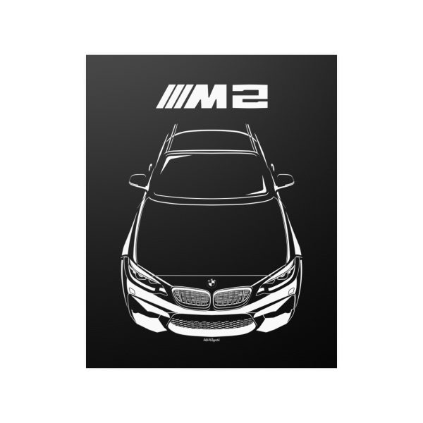 BMW M2 2016-2021 Poster 16 x 20 inch by Auto Art Apparel