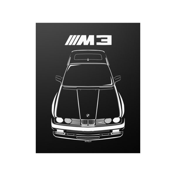 BMW M3 1986-1991 Poster 16 x 20 inch by Auto Art Apparel