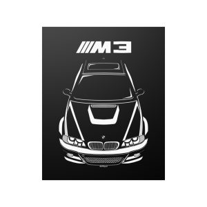 BMW M3 2000-2006 Poster 16 x 20 inch by Auto Art Apparel