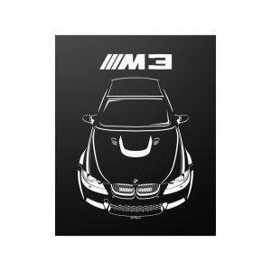 BMW M3 2007-2013 Poster 16 x 20 inch by Auto Art Apparel
