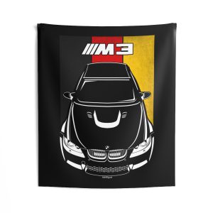 BMW M3 2007-2013 Tapestry - Germany Flag Wall Art 50 x 60 inch by Auto Art Apparel