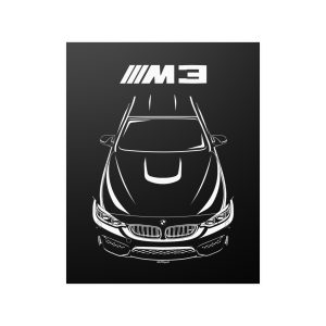 BMW M3 2014-2019 Poster 16 x 20 inch by Auto Art Apparel