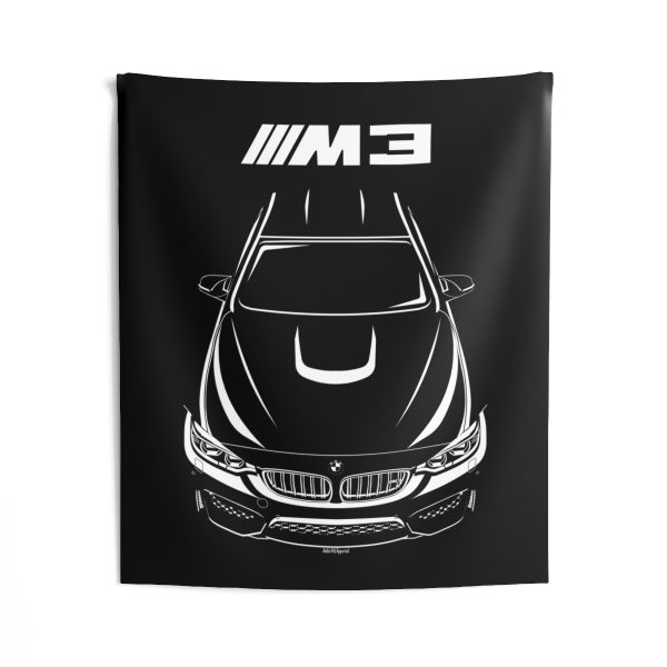 BMW M3 2014-2019 Tapestry 50 x 60 inch by Auto Art Apparel