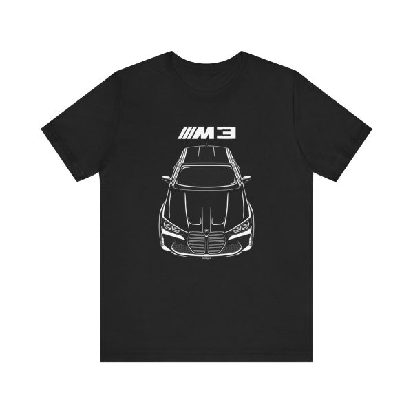 BMW M3 2021-2024 T-shirt Black by Auto Art Apparel
