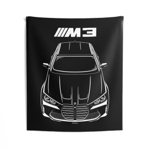 BMW M3 2021-2024 Tapestry 50 x 60 inch by Auto Art Apparel