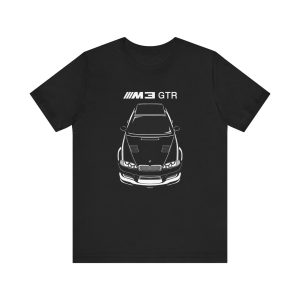 BMW M3 GTR T-shirt Black by Auto Art Apparel