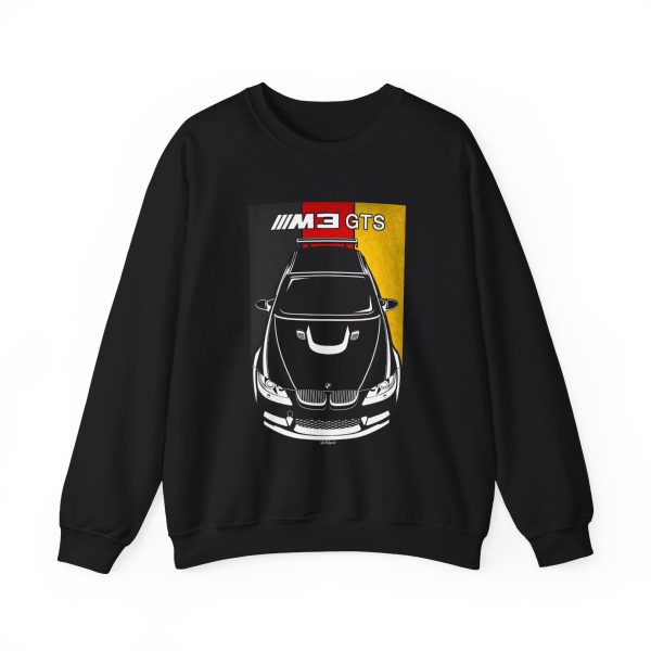 BMW M3 GTS Sweatshirt - Germany Flag Crewneck Black by Auto Art Apparel